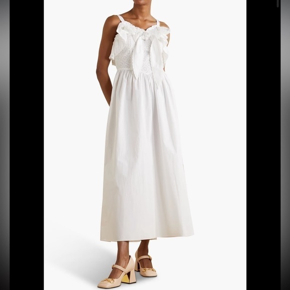 Batsheva Dresses & Skirts - NWOT Batsheva Katja Dress White Broderie Anglaise Size 4
